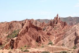 Canyons Skazka au lac Issyk-Kul