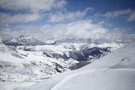 Vues panoramiques de la Vallée de Fassa