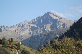 Hautes montagnes de la gorge