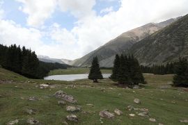 Approche du premier lac