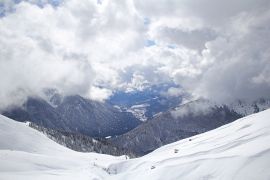 Vue sur la Vallée de Fassa
